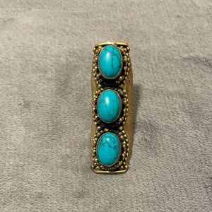 Gorgeous ring with natural stones